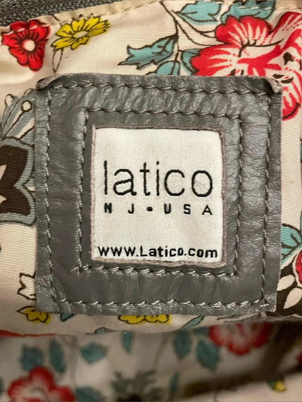 Latico Leathers Leather Tote - Gray